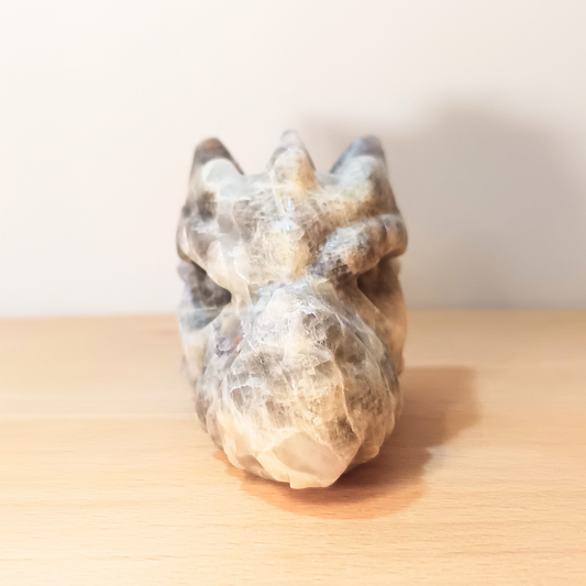 Tri-colour Moonstone Dragon
