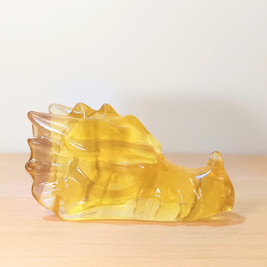Yellow Fluorite Dragon I