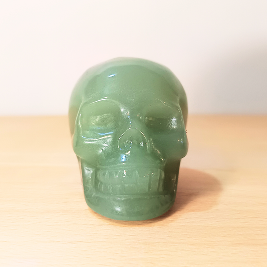 Green Aventurine Skull