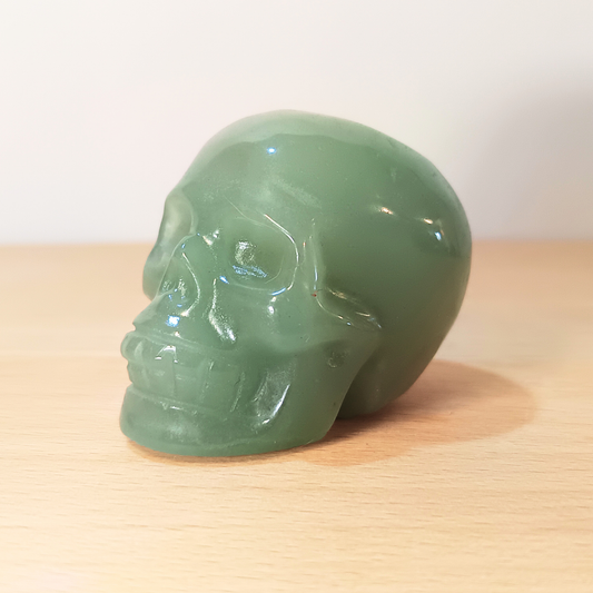 Green Aventurine Skull
