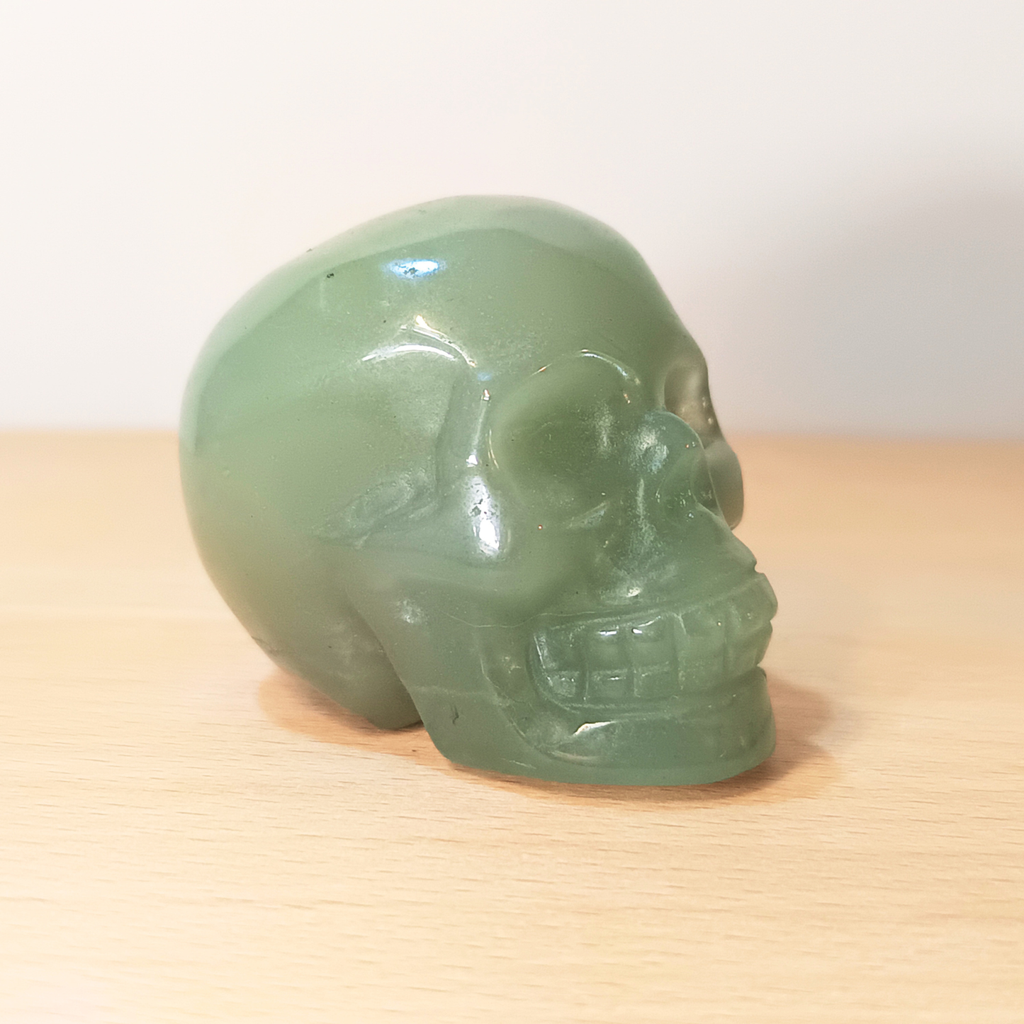 Green Aventurine Skull