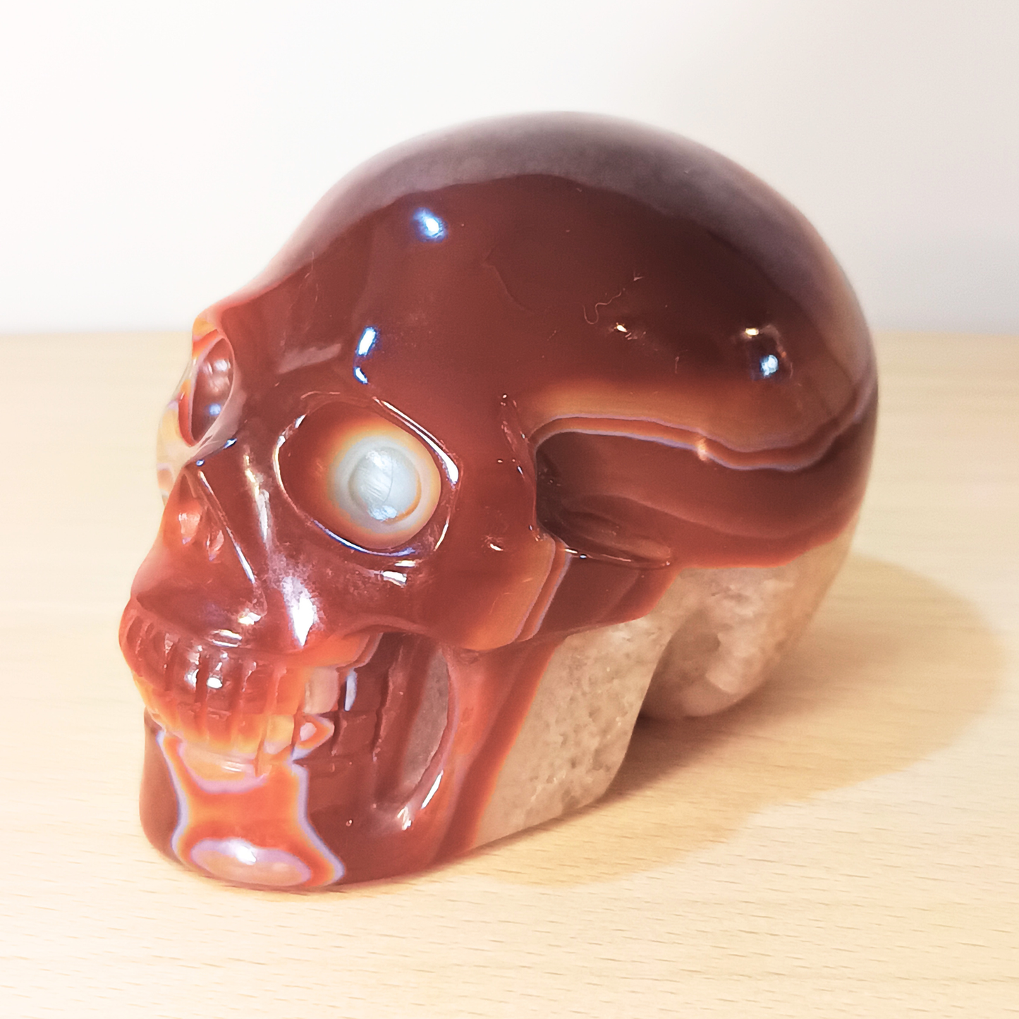 Carnelian Skull