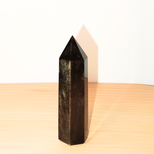 Gold Sheen Obsidian Tower