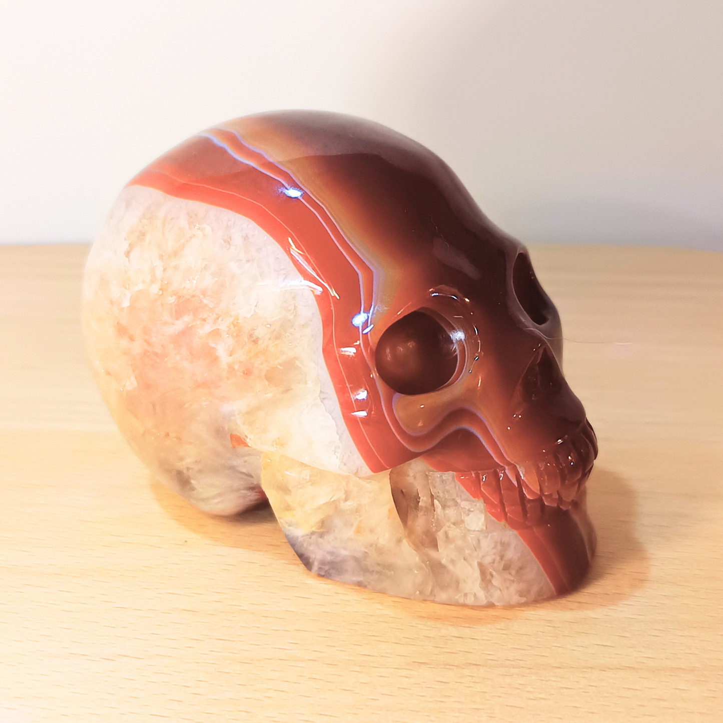 Carnelian Skull