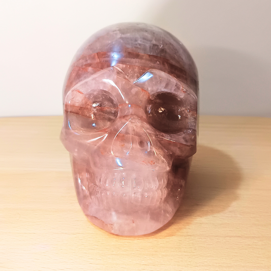 Fire Quartz Skull