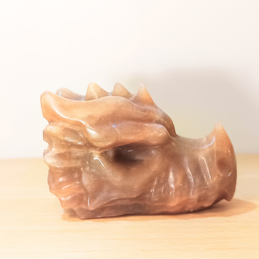 Peach Moonstone Dragon II