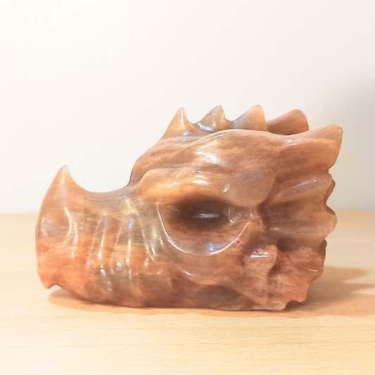 Peach Moonstone Dragon II