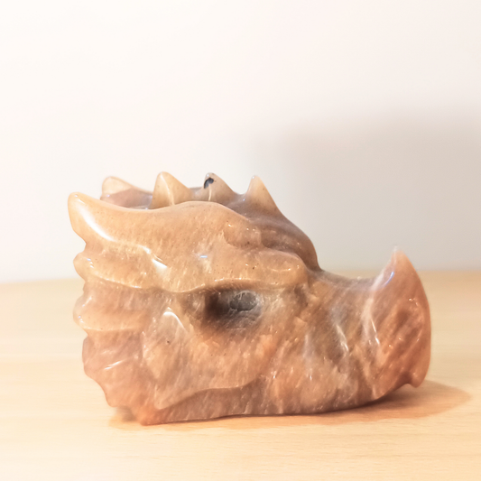 Peach Moonstone Dragon I