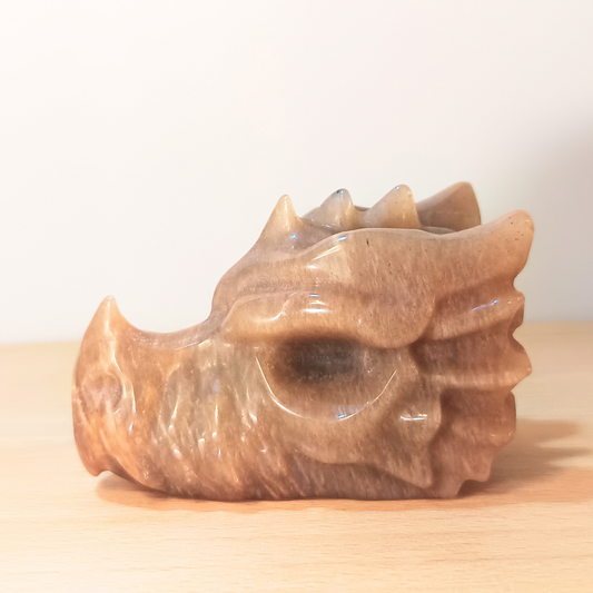 Peach Moonstone Dragon I