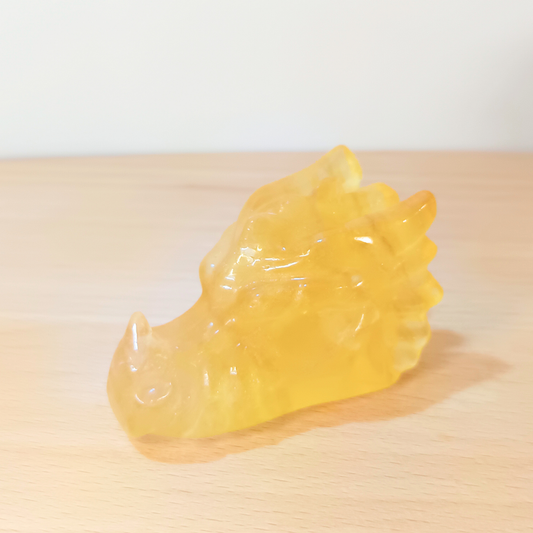 Yellow Fluorite Dragon II