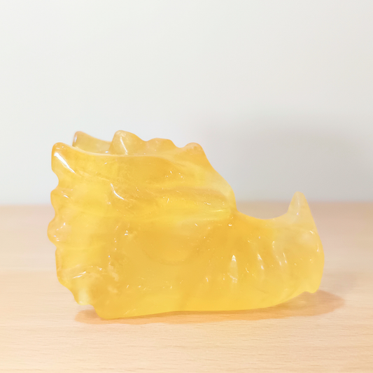 Yellow Fluorite Dragon II