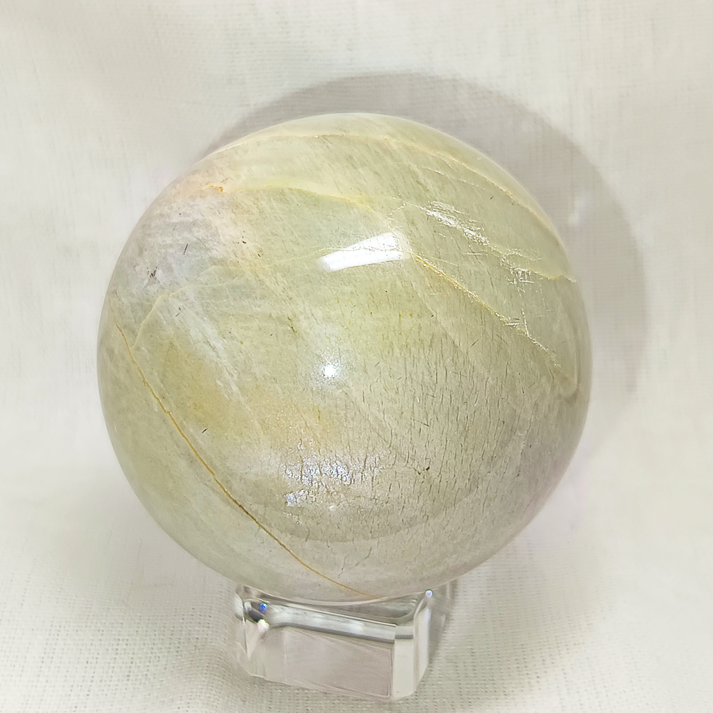Green Moonstone Sphere