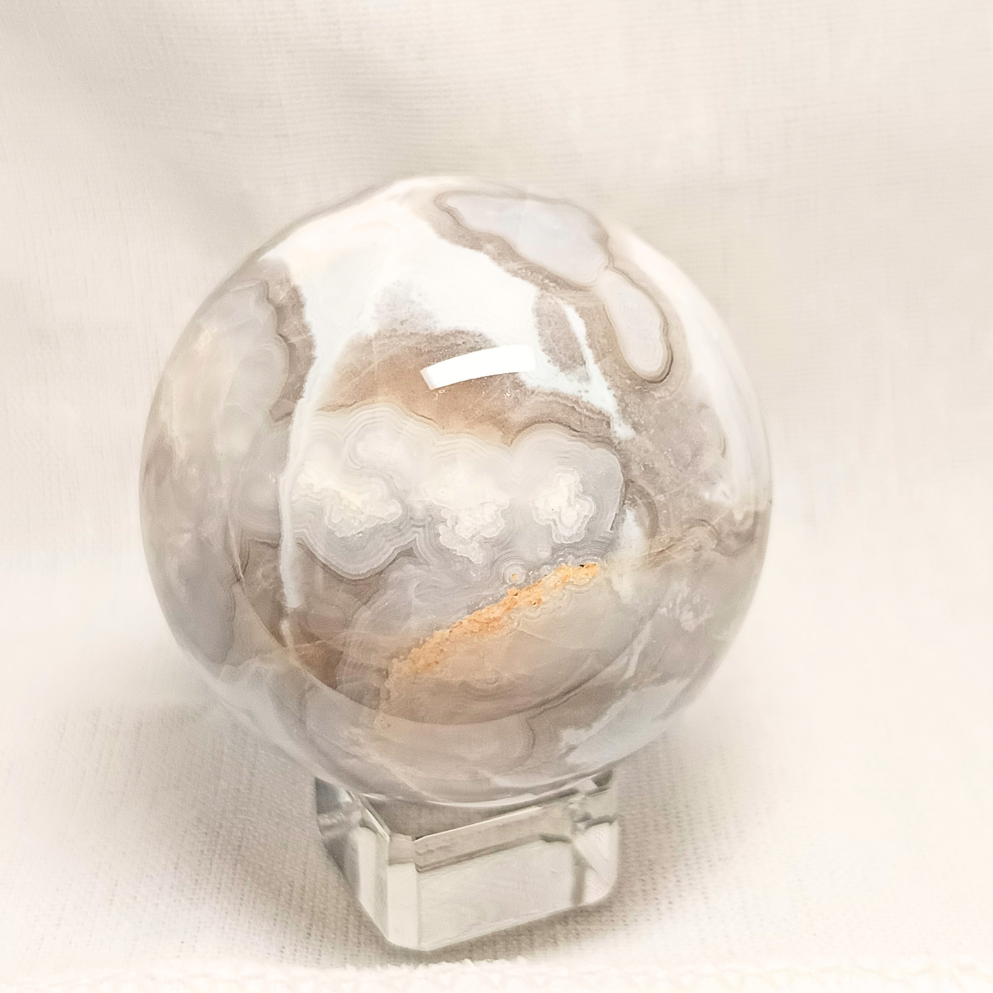 Grey-Banded Agate Sphere II