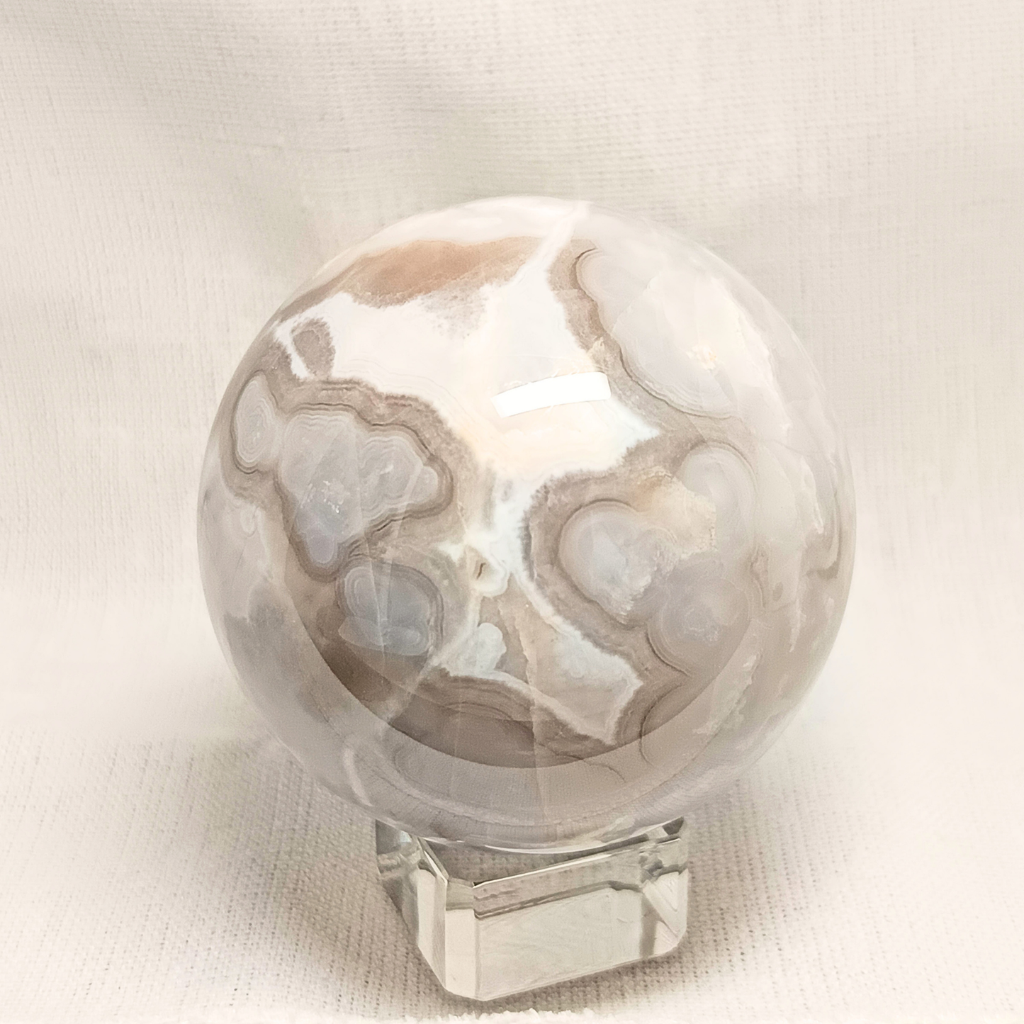 Grey-Banded Agate Sphere II