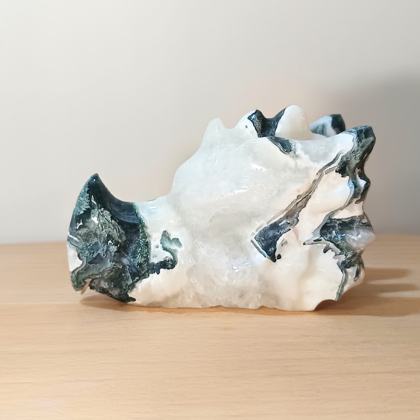 Moss Agate Dragon